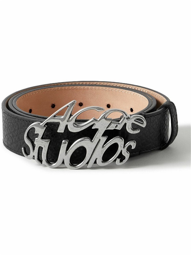 Photo: Acne Studios - 3cm Full-Grain Leather Belt - Black