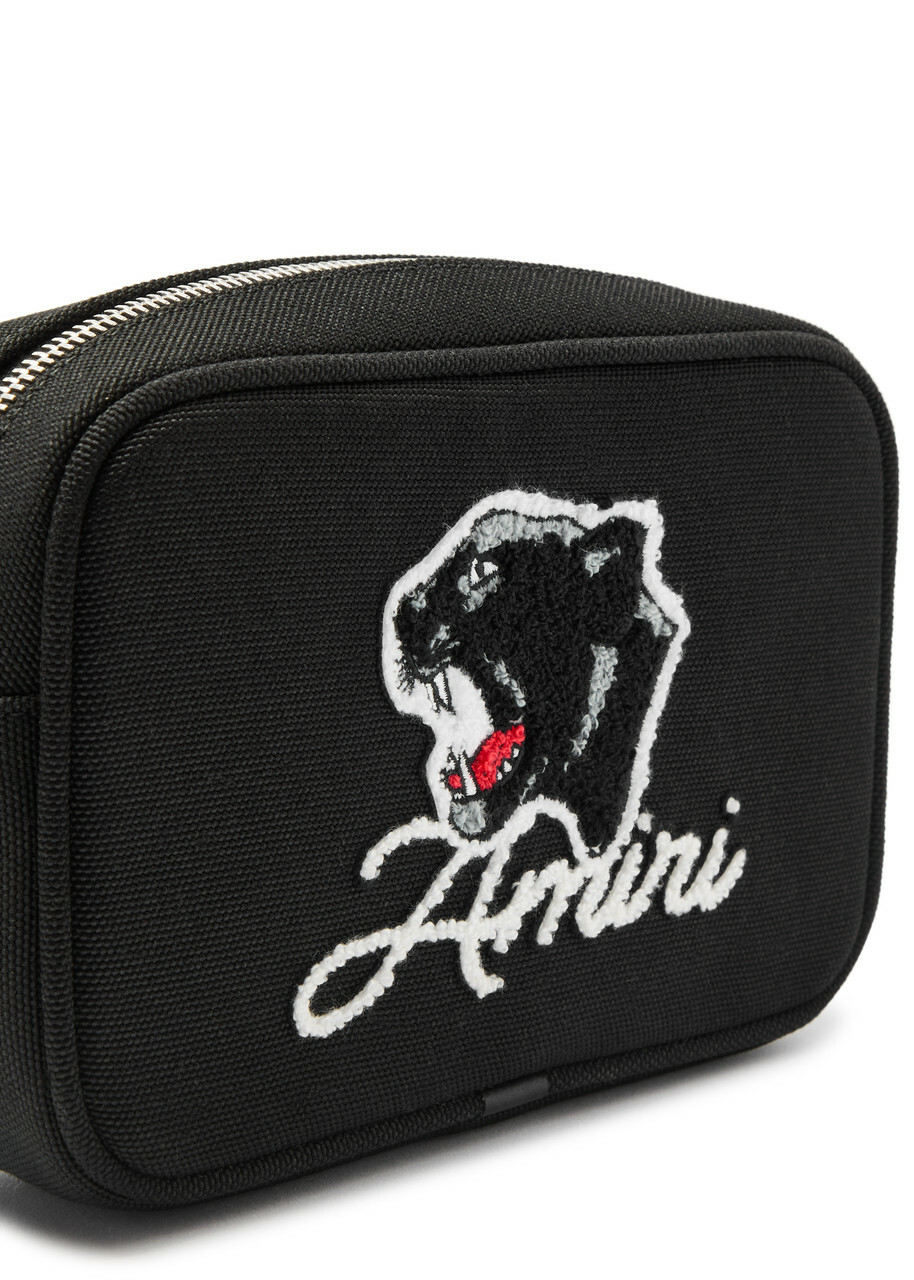 Amiri Panther Canvas Camera bag - Black - One Size Amiri