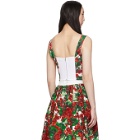 Dolce and Gabbana Red Geranium Soft Cup Bustier