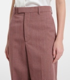 Bottega Veneta Wool and linen-blend tapered pants