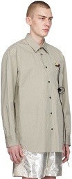 Doublet Taupe RCA Cable Shirt