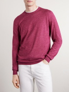Zegna - Silk, Cashmere and Linen-Blend Sweater - Pink