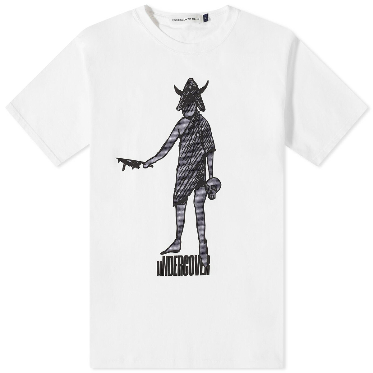 Undercover Men's Warrior T-Shirt in White Undercover