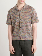 Paul Smith - Camp-Collar Knitted Cotton Shirt - Neutrals