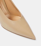 Gianvito Rossi Robbie leather pumps
