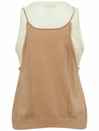 JW ANDERSON Layered Two-in-one Wool Knit Tank Top