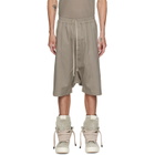 Rick Owens Taupe Tower Rick S Pods Shorts