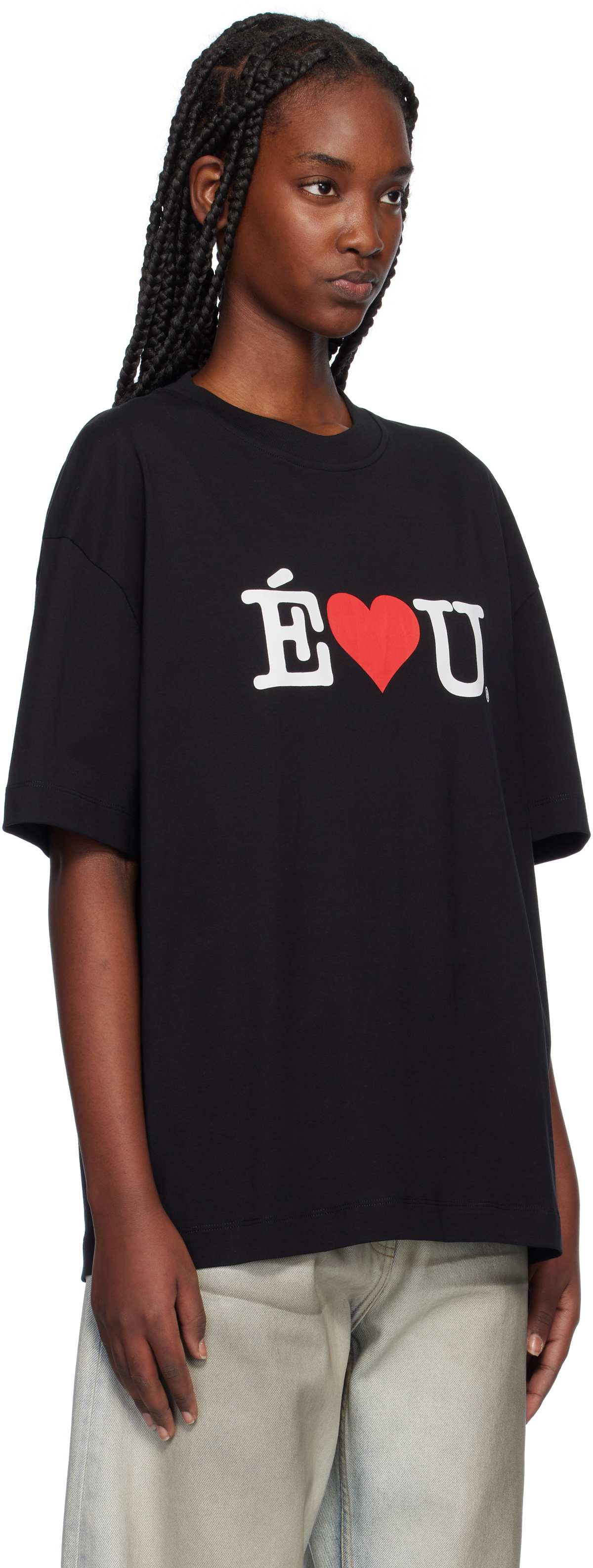 Études Black 'ÉLU' Relax T-shirt