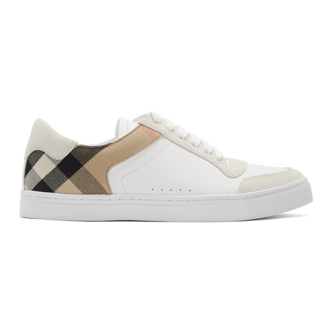 Photo: Burberry White New Reeth Sneakers