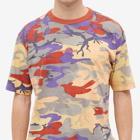 Stone Island Men's Heritage Camo Print T-Shirt in Orange
