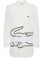 COMME DES GARÇONS SHIRT - Lacoste Printed Cotton Poplin Shirt
