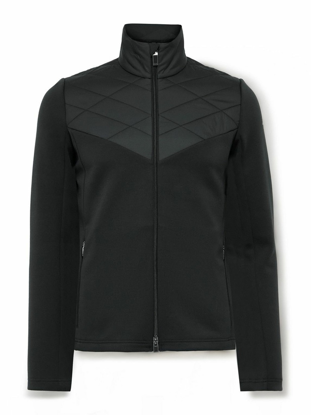 Photo: Kjus - Formula Quilted Shell-Trimmed Tech-Jersey Jacket - Black