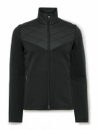 Kjus - Formula Quilted Shell-Trimmed Tech-Jersey Jacket - Black