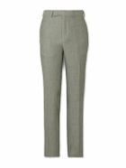 Kingsman - Slim-Fit Linen Suit Trousers - Green