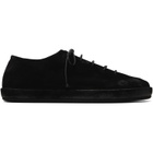 Marsèll Black Scatopelle Suede Sneakers
