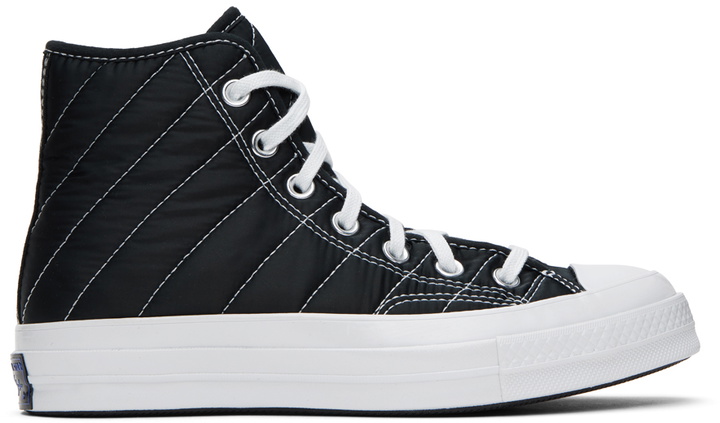 Photo: Converse Black Chuck 70 Faux Fur Sneakers