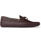 Tod's - Gommino Full-Grain Leather Driving Shoes - Burgundy