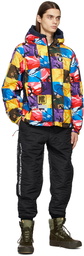 AAPE by A Bathing Ape Black Alpha Industries Edition Quilted Logo Lounge Pants