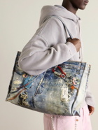 Acne Studios - Logo-Embossed Trompe L'oeil Cotton-Canvas Tote Bag