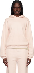 SKIMS Pink Cotton Fleece Classic Hoodie