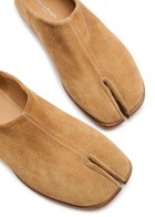 Maison Margiela Tabi Suede Flats Beige