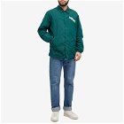 Autry Men's 3D Logo Coach Jacket in Green Emerald