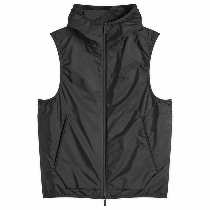 Photo: Moncler Men's Moretan Eco Nylon Technique Gilet in Black
