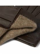 Dents - Shaftesbury Touchscreen Cashmere-Lined Leather Gloves - Brown