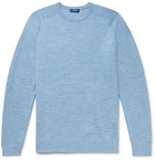 Peter Millar - Mélange Merino Wool-Blend Sweater - Blue