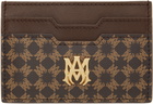 AMIRI Brown MA Quad Card Holder