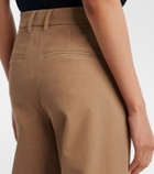 'S Max Mara Cotton-blend wide-leg pants