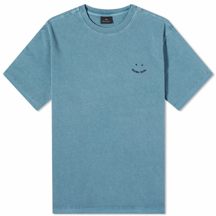 Photo: Paul Smith Men's PS Happy T-Shirt in Blue