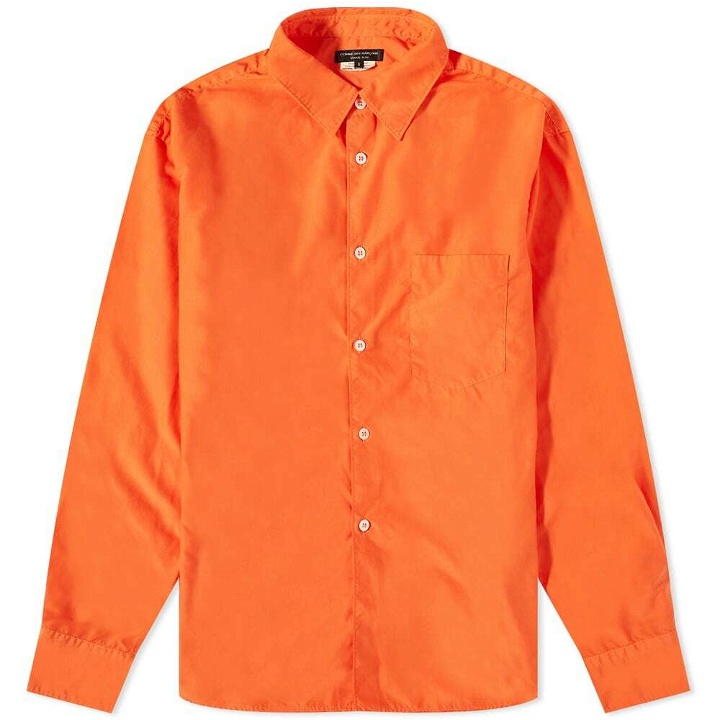 Photo: Comme des Garçons Homme Plus Men's Washed Shirt in Orange