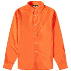 Comme des Garçons Homme Plus Men's Washed Shirt in Orange