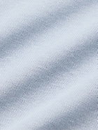 Ralph Lauren Purple label - Linen and Cotton-Blend Piqué T-Shirt - Blue