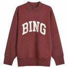 Anine Bing Women's Bradie Sweatshirt in Burgundy