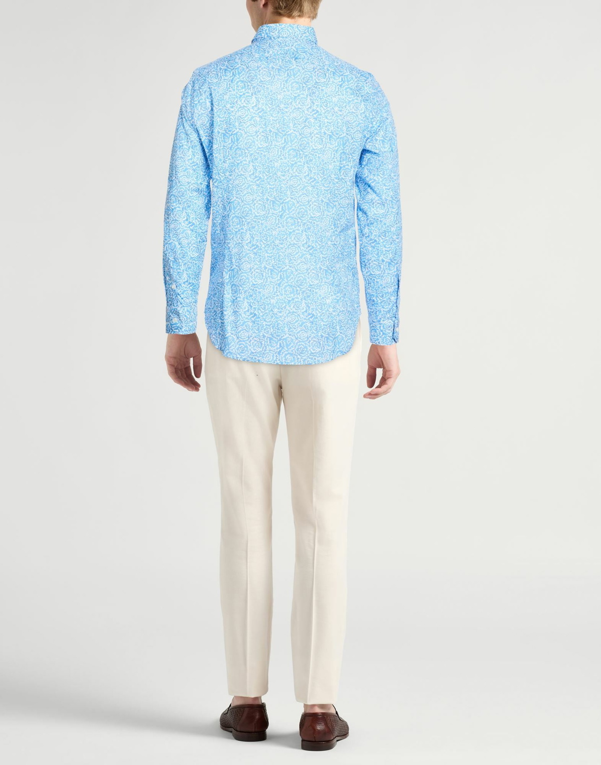 Fedeli Mens Shirt Light in Blue