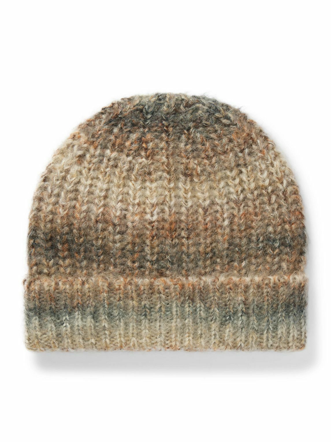 Corridor - Space-Dyed Brushed-Knit Beanie