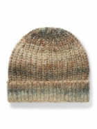 Corridor - Space-Dyed Brushed-Knit Beanie