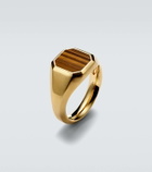 David Yurman Streamline® 18kt gold ring with tiger's eye