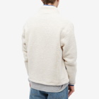 Drake's Men's Boucle Wool Fleece Jacket in Ecru