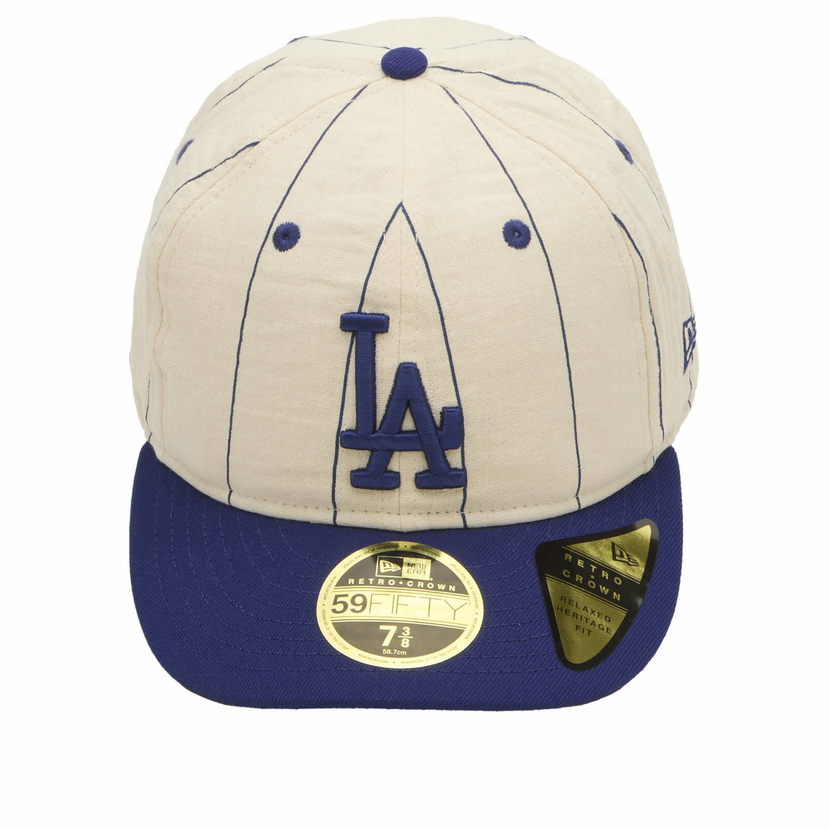 New Era LA Dodgers Linen 59Fifty Cap in Navy