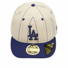 New Era LA Dodgers Linen 59Fifty Cap in Navy