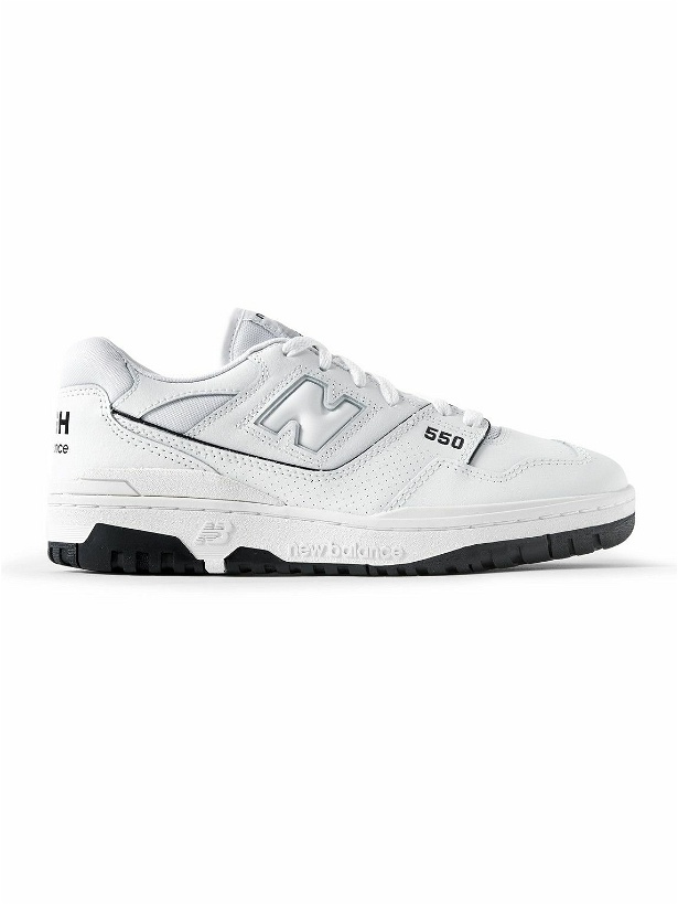 Photo: Comme des Garçons HOMME - New Balance 550 Mesh-Trimmed Leather Sneakers - White