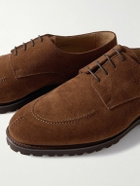 Majordome - M32 Split-Toe Nubuck Derby Shoes - Brown