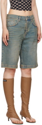 MISBHV Bue Sunset Baggy Denim Shorts