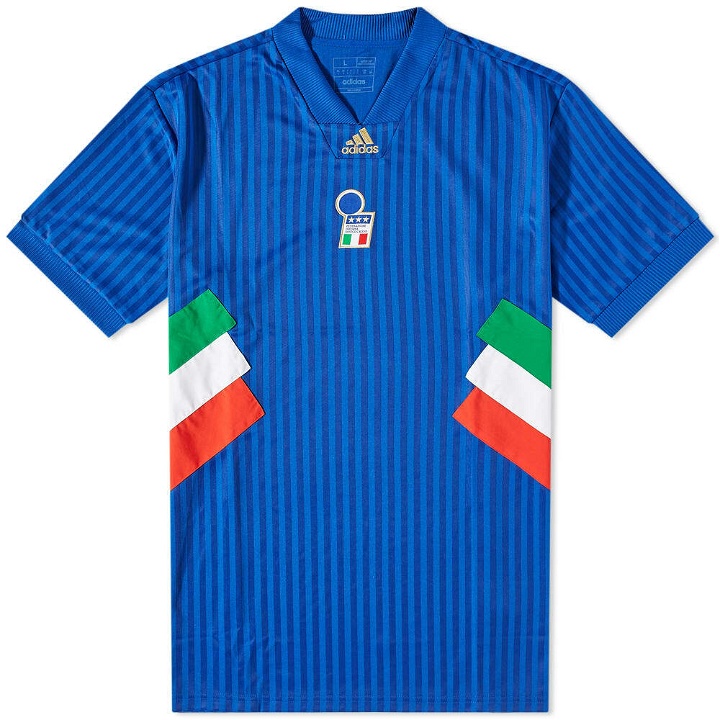 Photo: Adidas Men's Italy Icon Jersey in Team Royal Blue