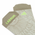 Adidas Running Men's adidas x Labrum Run Socks in Wonder Silver Sesame Yellow