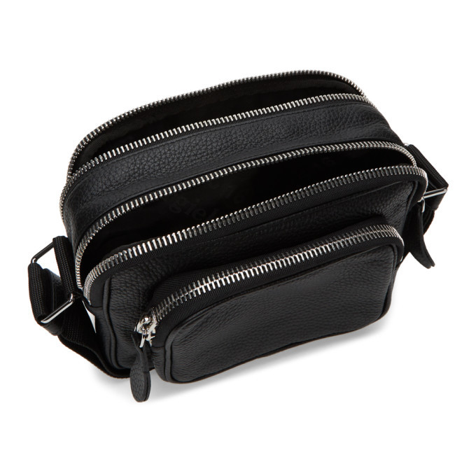 Maison Margiela Black Leather Shoulder Bag Maison Margiela