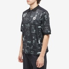 Manors Golf Men's Jersey Polo Shirt in Black